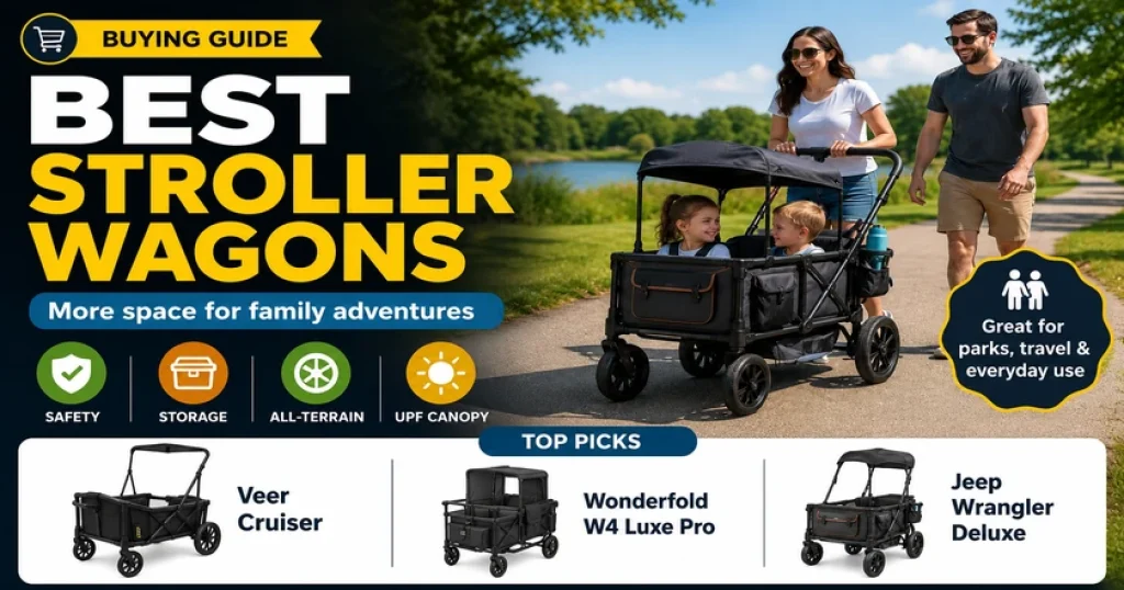 Best stroller wagon buying guide with family-friendly outdoor stroller wagons
